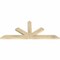 Ekena Millwork Saratoga Rough Sawn Timber Gable Bracket, Douglas Fir, 60"W x 25"H x 2"D x 4"F, 10/12 Pitch GBW060X25X0204SAR00RDF - alternate 4